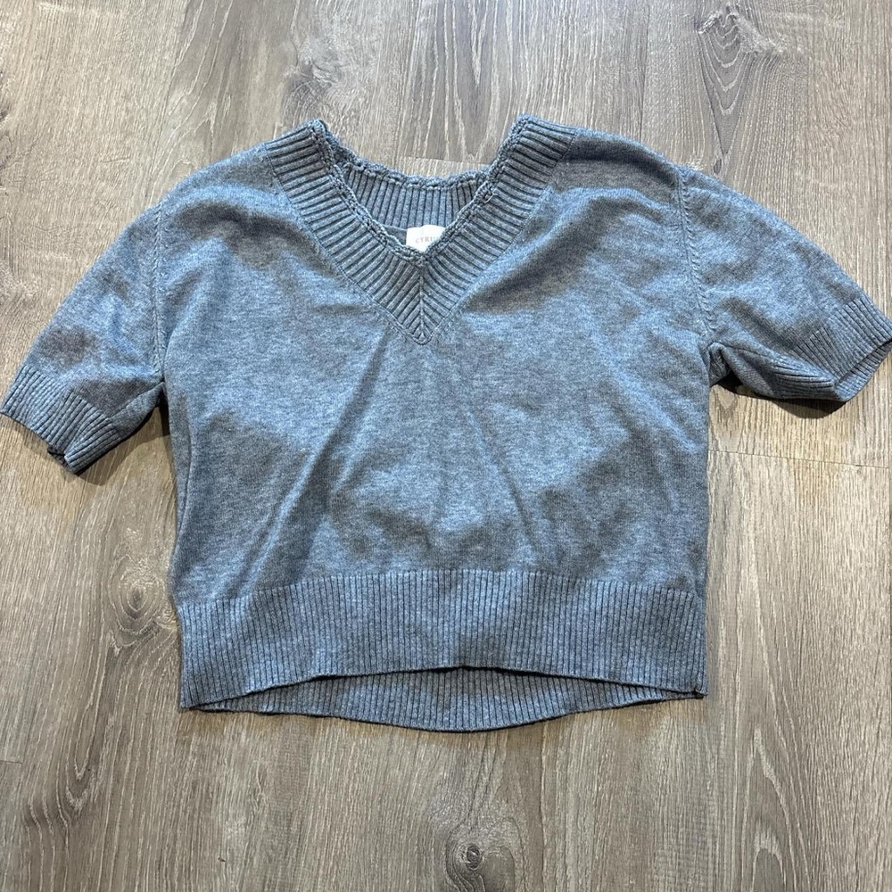 Cyrus Gray Knit Sweater